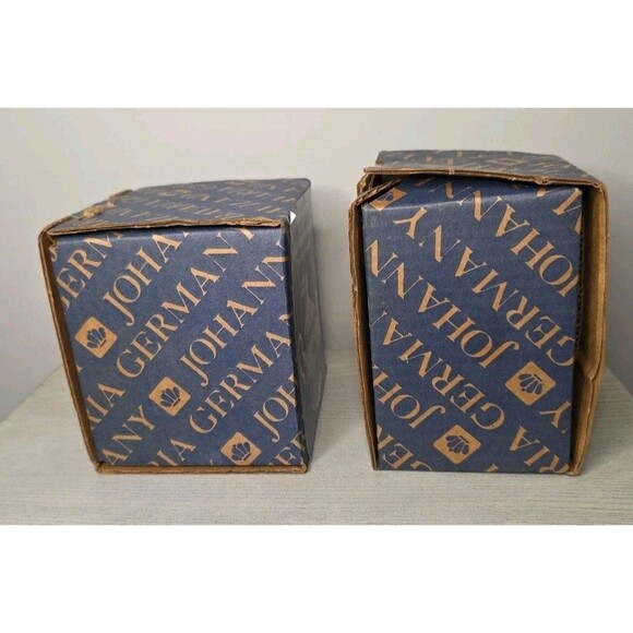 Vintage Johann Haviland Blue Garland Fine China Sugar Bowl & Creamer SET - Picture 4 of 11